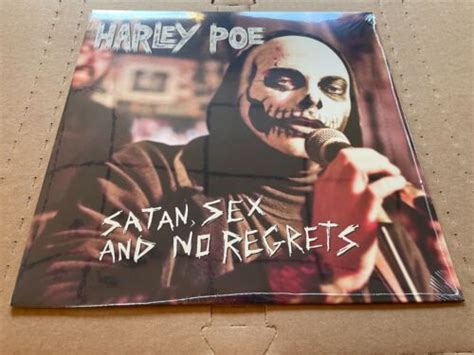 NEW SUPER RARE Harley Poe Satan Sex And No Regrets GREEN Vinyl LP X