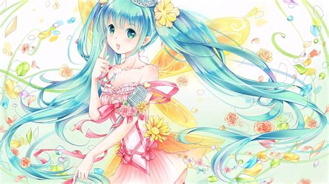 Wallpaper Drawing Illustration Anime Girls Vocaloid Hatsune Miku