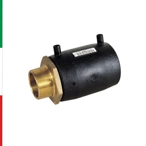 Raccordo PE Ottone Maschio PN16 Manicotto Elettrosaldabile Per Acqua