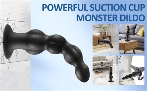Amazon 6 7 Silicone Anal Dildo Knot Dildo With 4 Gradual Anal Beads Butt Plug With