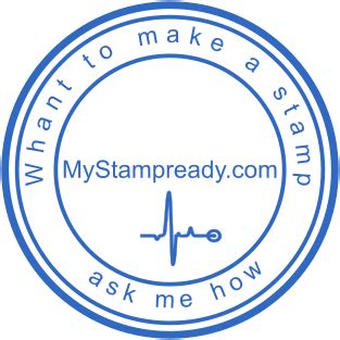 Design Professional Medical Stamps With MyStampReady Templates