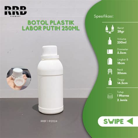 Jual Botol Plastik Hdpe Ml Botol Agro Ml Putih Botol Labor Putih