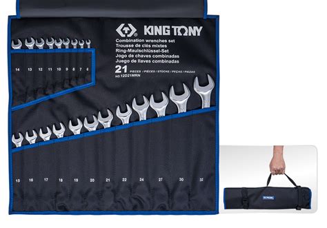 21 PC Combination Wrench Set KING TONY 12D21MRN