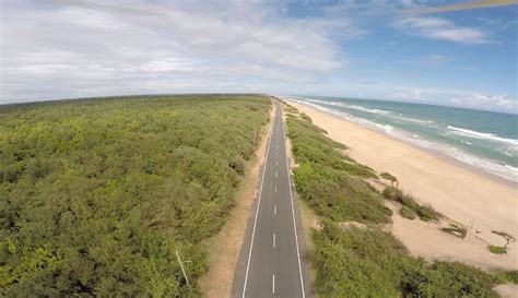 Picture Of Puri Konark Marine Drive Caught By A Drone India