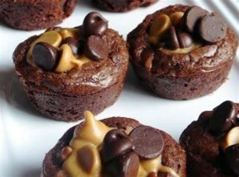 Peanut Butter Cup Brownie Bites Recipe Just A Pinch Recipes