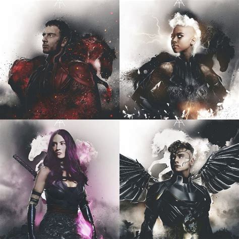 The Four Horsemen X Men Apocalypse Hombres X Películas De Cómics