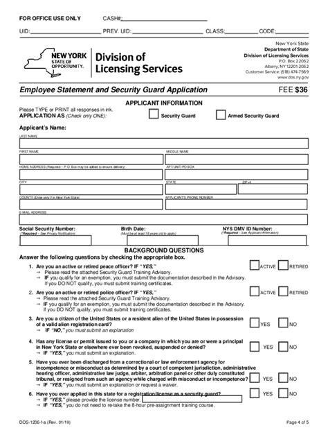 2019 Form NY DOS-1206-f-a Fill Online, Printable, Fillable, Blank ...