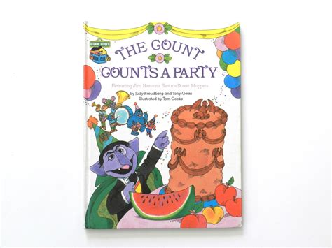 The Count Counts a Party a Sesame Street book by HuntandPick