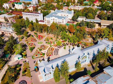 Premium Photo Pyatigorsk City Aerial Panoramic View