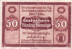 Banknote Pfennig German Notgeld Rochlitz Gra R B Tie