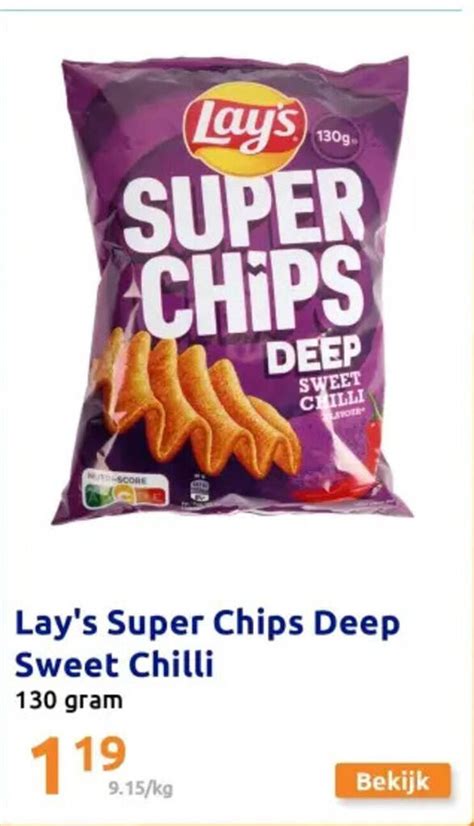 Lay S Super Chips Deep Sweet Chilli Aanbieding Bij Action