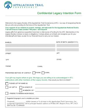 Fillable Online ATC Legacy Confirmation Form Fillable Fax Email Print