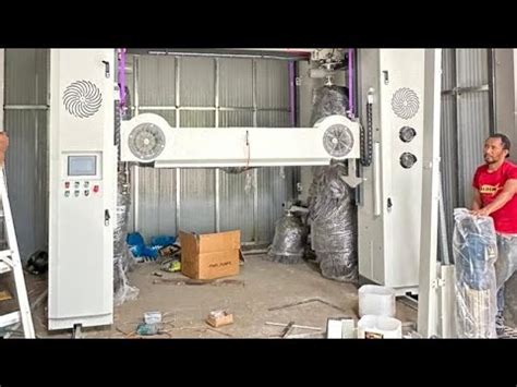 Kolon 5 Brushes Automatic Rollover Car Wash Machine Installed In Guinea