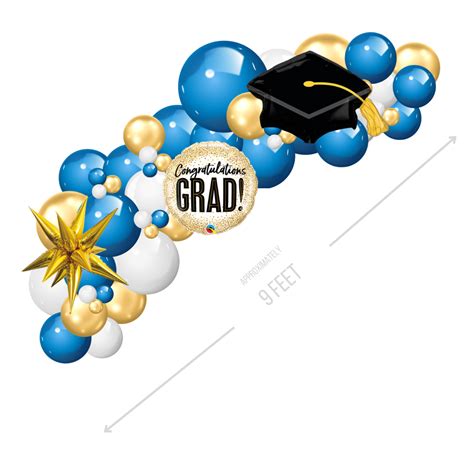 Congrats Grad Garland Fancy Balloonzilla