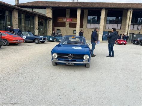 Auto Storiche In Partenza Per La Coppa Delle Alpi Al Museo Mille Miglia