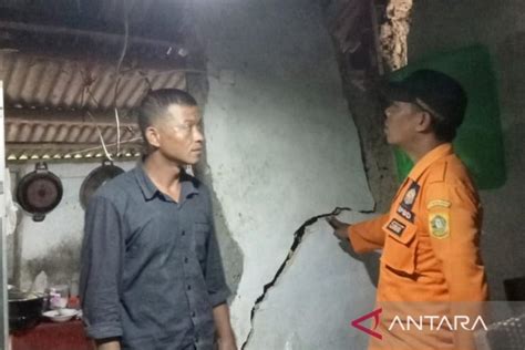 BPBD 14 Rumah Di Pamijahan Bogor Rusak Akibat Bencana Gempa Bumi