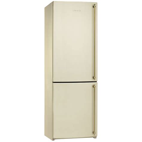 Отдельностоящий холодильник, 60 см, Кремовый Smeg FA860PS ...