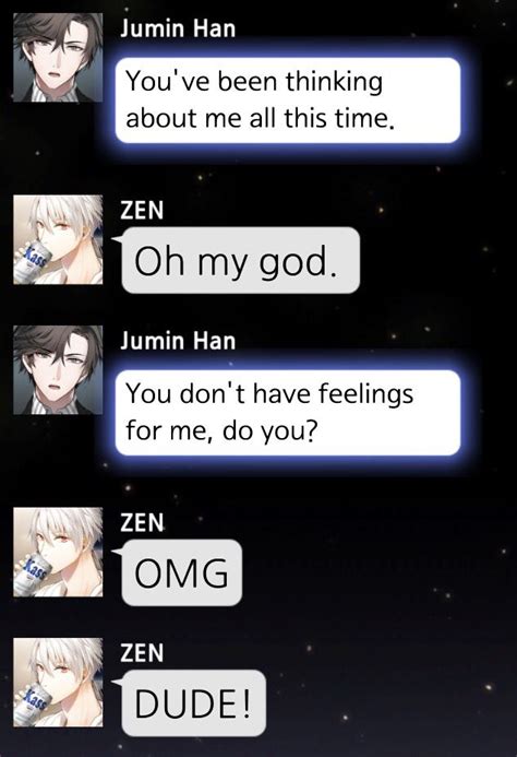 DOES JUMIN HAN IS GAY Zen Mystic Messenger Mystic Messenger Characters Mystic Messenger Memes