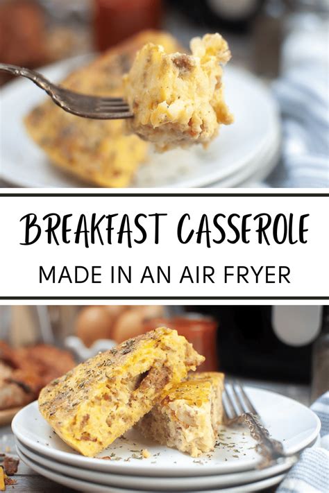 Air Fryer Breakfast Casserole