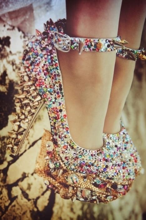 Colorful Fashion Girly High Heels Jewel Image 218389 On