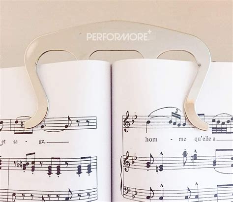 Metal Sheet Music Book Clip And Page Holder For Sheet Music Stand