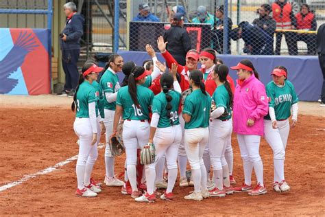 México logra segunda victoria en softbol panamericano se cita con