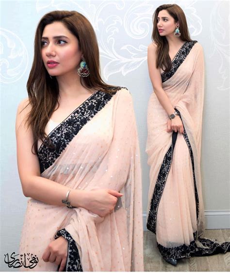 Pin By Muskan Arora On Mahira Khan Saree Designs Party Wear Stylish