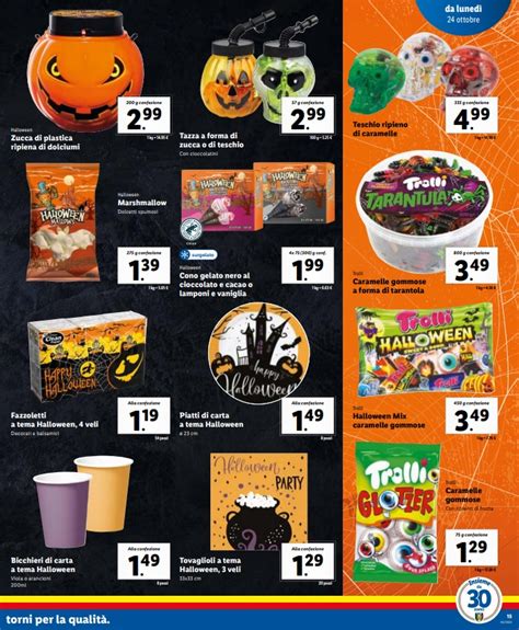 Volantino Lidl Halloween 2022 Pdf Costumi Prezzi E Offerte GBR