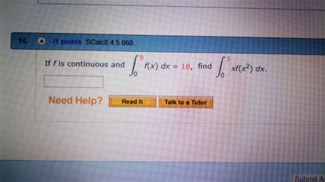 Solved Points Previous Answers Scalc Evaluate Chegg