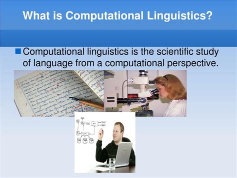 Ppt Introduction To Computational Linguistics Powerpoint Presentation