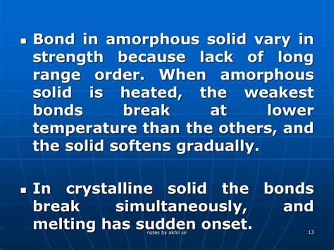 Crystalline & Amorphous Solids - Notes - LearnPick India 