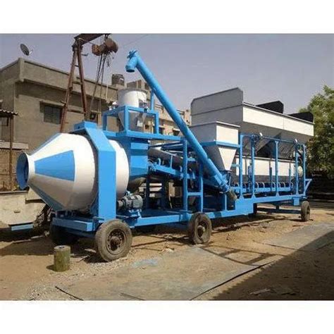 Crompton Electric Engine 650 Liters Mobile Concrete Batching Plant