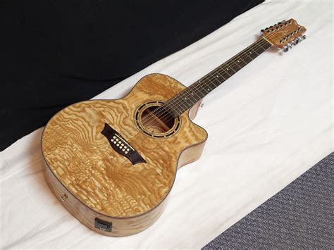 Dean Exotica Quilted Ash 12-String Acoustic-Electric Guitar | Reverb