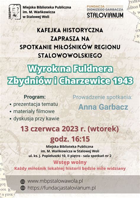 Stalowa Wola Rusza Kafejka Historyczna Radio Leliwa