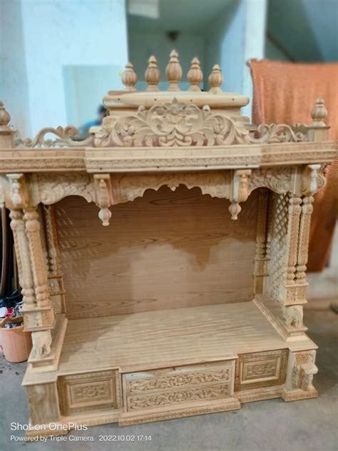 Wooden Home Temple, Carved Wooden Home Temple ,indian Temple,large ...