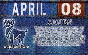 April 8 Zodiac Horoscope Birthday Personality - SunSigns.Org