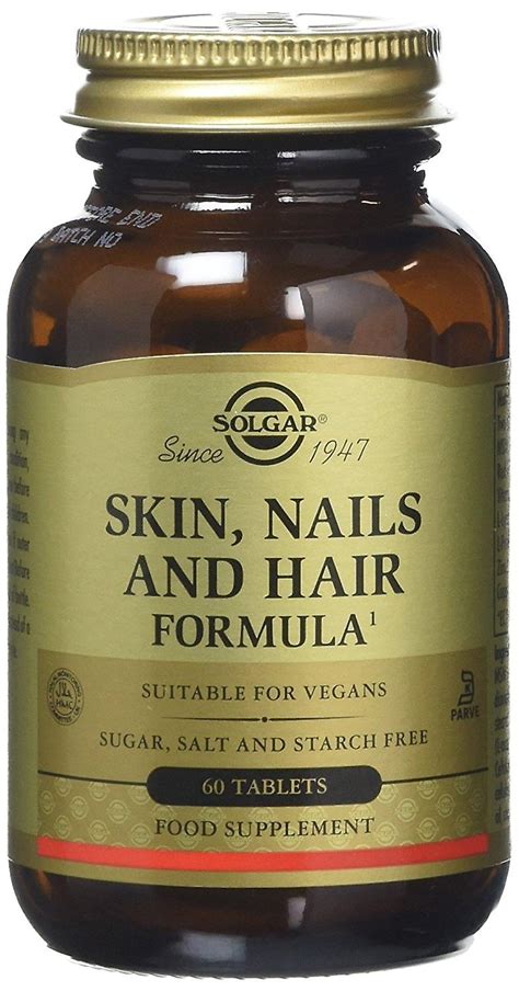 Solgar Skin, Nails and Hair Formula Tablets, 60 | Fruugo UK