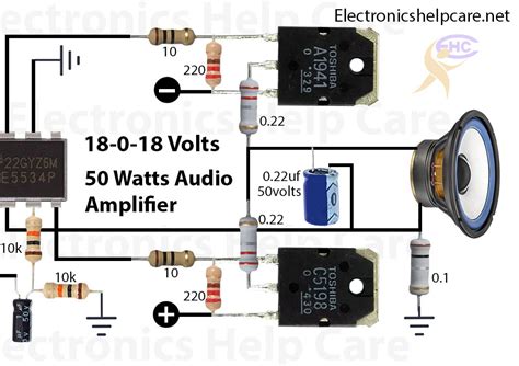 Amplifier Circuit Diagram Using NE5543 Electronics Help Care