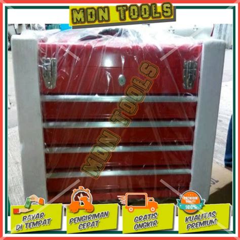 Jual Tool Box Portable 4 Susun TBD 134G Tempat Penyimpanan Kunci