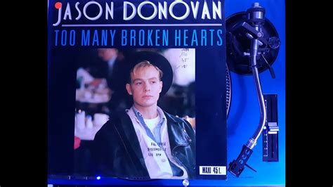 Jason Donovan Too Many Broken Hearts 1989 Youtube