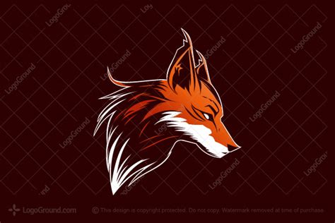 Fierce Fox Head Logo