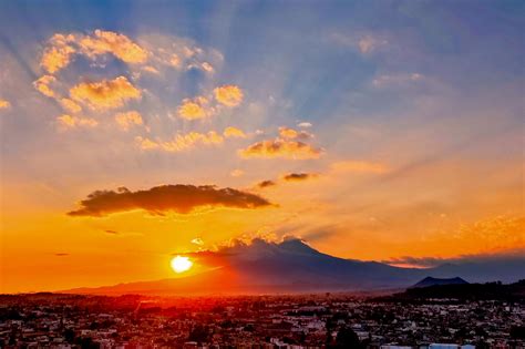 Atardecer San Pedro Cholula Gran Angular