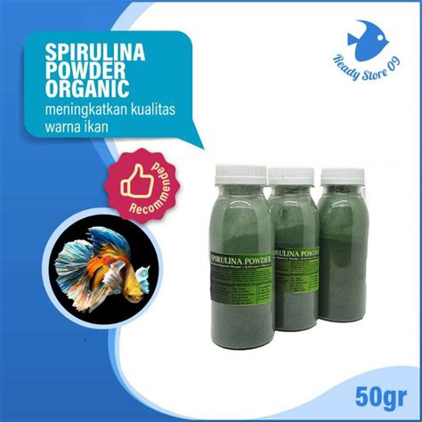 Jual Spirulina Powder Bubuk Spirulina Gram Original Shopee