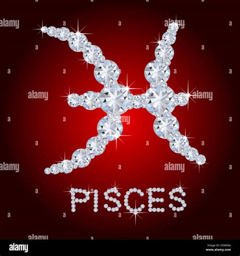 diamond zodiac pisces Stock Photo - Alamy