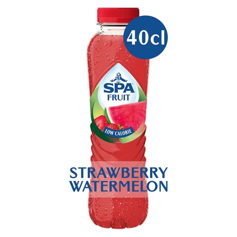 SPA Fruit Niet Bruisende Limonade Aardbei Watermeloen 40 Cl Carrefour