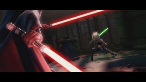 Star Wars The Clone Wars Ahsoka Tano Vs Barriss Offee [1080p] Youtube