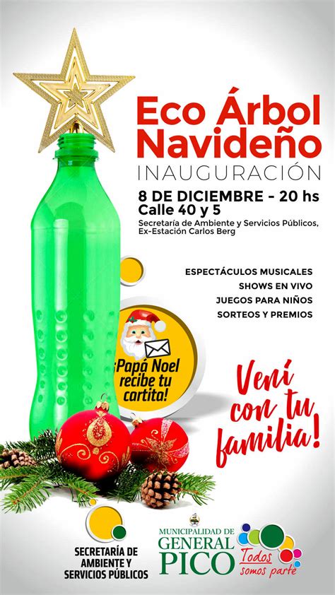 Este S Bado Se Encender El Eco Rbol Navide O De General Pico