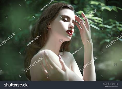 Forest Nymph Dryad Tender Beautiful Naked Stock Photo 2272483441 Shutterstock