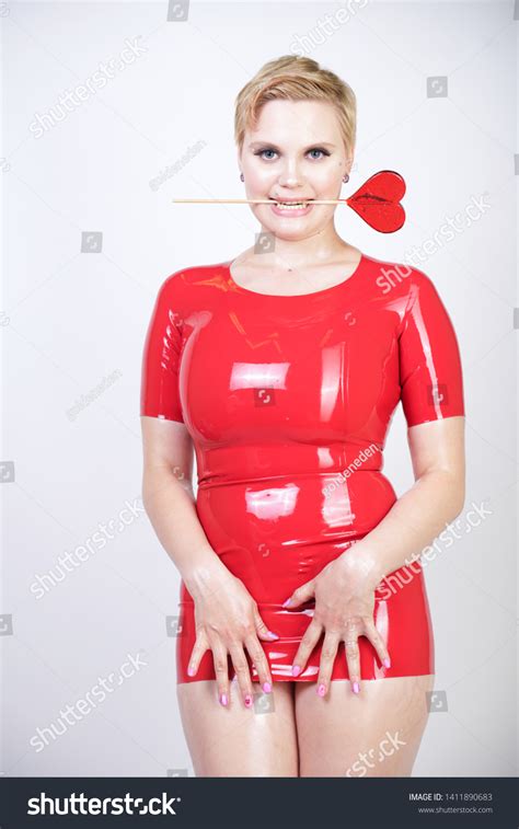 Hot Short Hair Blonde Girl Curvy Stock Photo 1411890683 Shutterstock