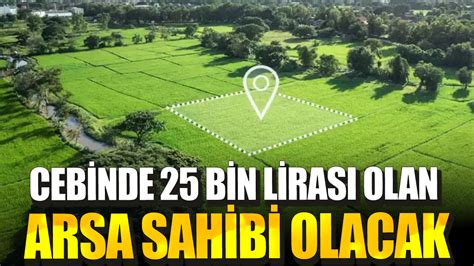 Milli Emlak G Zel Haberi Duyurdu Cebinde Bin Liras Olan Arsa